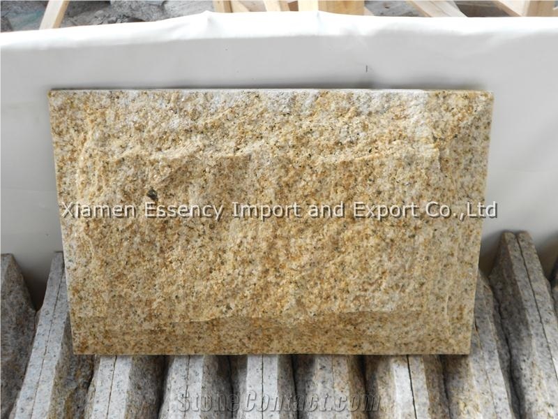 G682 Rustic Yellow Granite Mushroom Stone