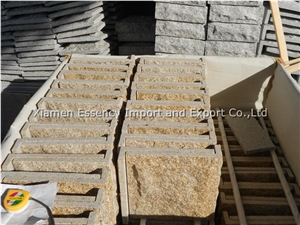 G682 Rustic Yellow Granite Mushroom Stone
