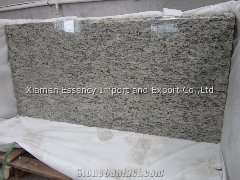 Giallo Santa Cecilia Granite Prefab Kitchen Countertop 96"X26",St Cecilia Light Granite