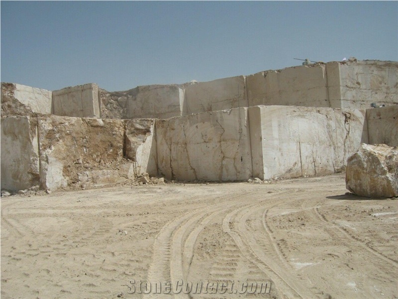 Stones, Iran Beige Marble Block