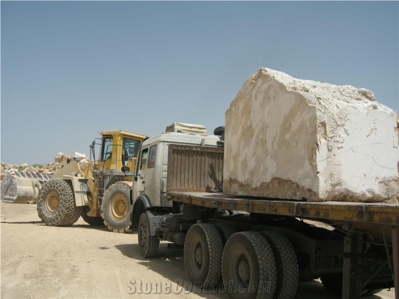 Stones, Iran Beige Marble Block