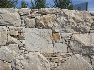 Grampians Sandstone Random Rubble, Dry Wall Stone, Garden Retaining Wall Stones