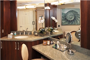 Costa Smeraldo Marble Polished Bathroom Vanity Tops, Green Marble Countertops Iran