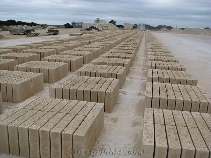 Jaffa Limestone Building Wall Blocks, Reconstituted Limestone