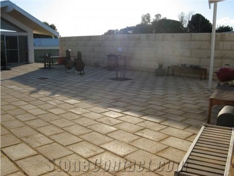 Jaffa Limestone Pavers, Beige Limestone Cube Stone & Pavers