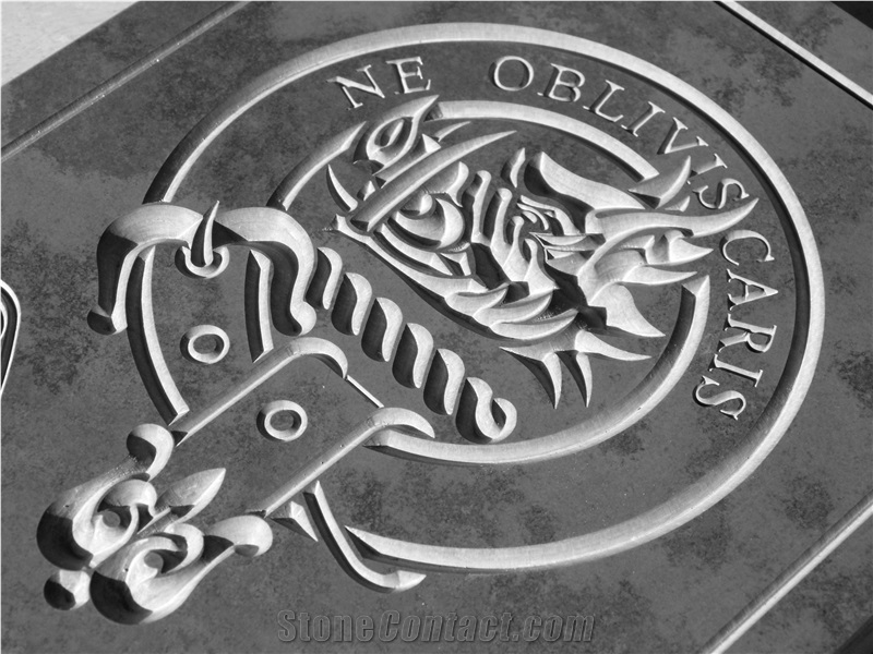 Highland Slate Large Clan Crest Plaque