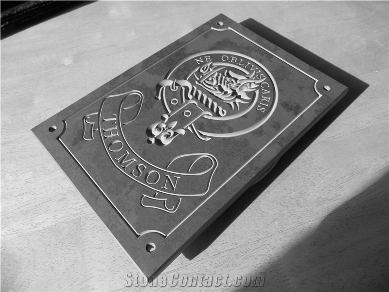 Highland Slate Large Clan Crest Plaque