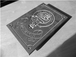 Highland Slate Large Clan Crest Plaque