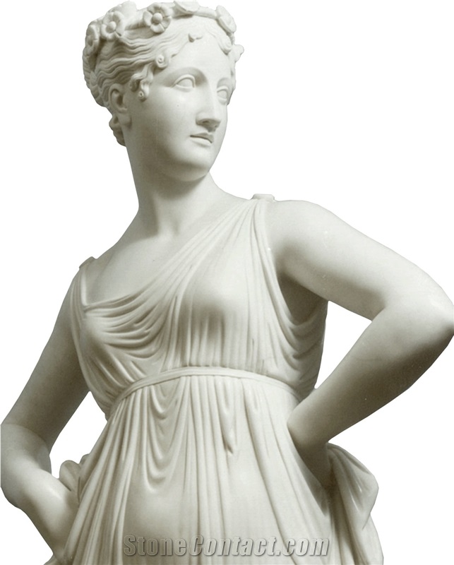 White Carrara Marble Hand Carved Original Size Sculpture