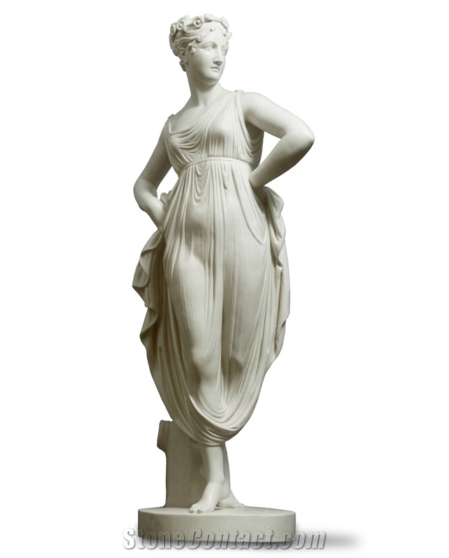 White Carrara Marble Hand Carved Original Size Sculpture