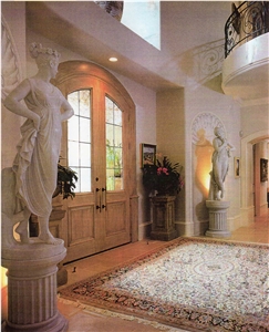 White Carrara Marble Hand Carved Original Size Sculpture