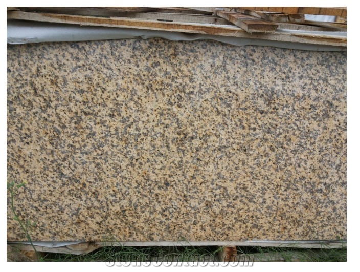 Tiger Skin Yellow Granite Polished Slabs