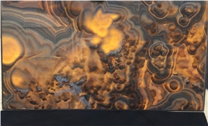 Honey Brown Onyx Slabs