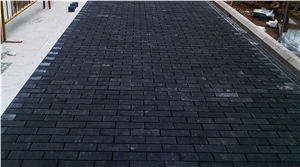 Basalto Gerona Landscaping Stones, Pavers, Cube Stone, Black Basalt Cube Stone
