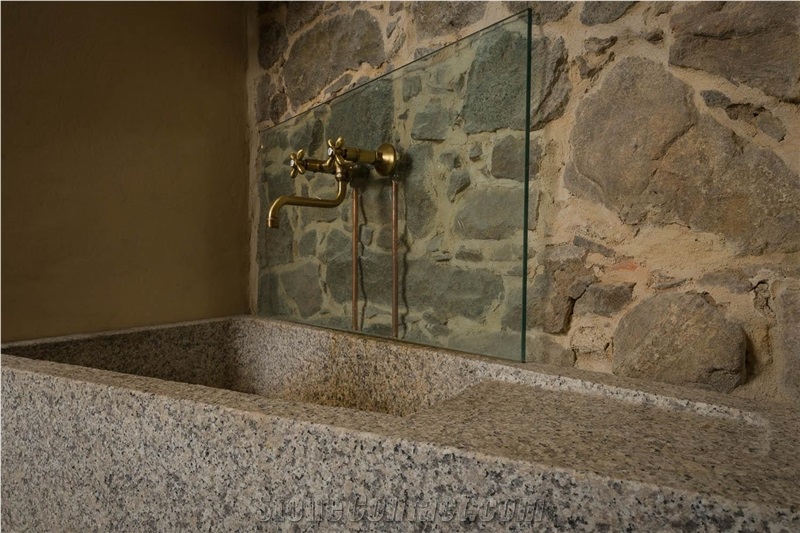 Rosa Sardo Beta Granite Farm Sink