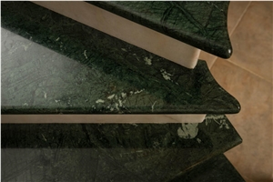 Verde Acceglio Marble Staircase Steps
