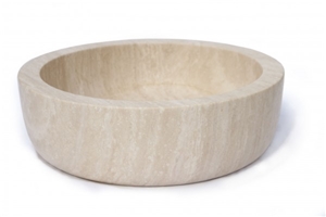 Mexico Travertino Romano Vein Cut Wash Basin, Beige Travertine Sinks & Basins Mexico