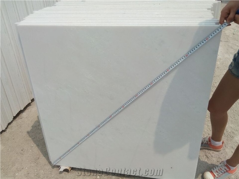 Own Quarry and Factory Lowest Price Pure White Marble Tile & Slab Ice Age White Marble