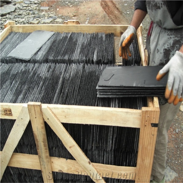Good Price Black Slate Tiles & Slab
