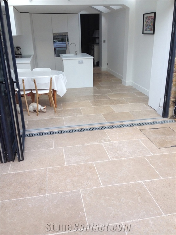 Dijon Infinity Tumbled Limestone Floor Tiles