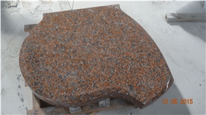 G562 Red Granite Tombstone,Maple Leaf Red Tombstone,Red Granite Monument