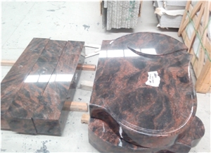 Red Granite Monument & Tombstone, Tombstone Design, Granite Headstones