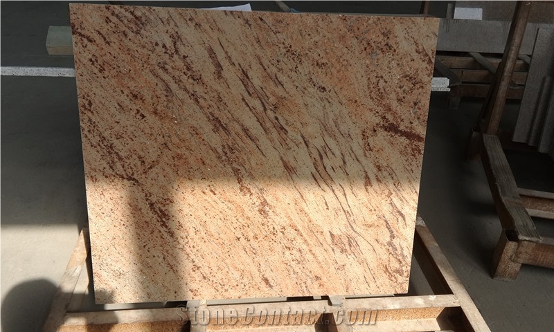 Sivakasi Pink Granite Tile & Slabs, Wall Tile for Wall Design & Decoration