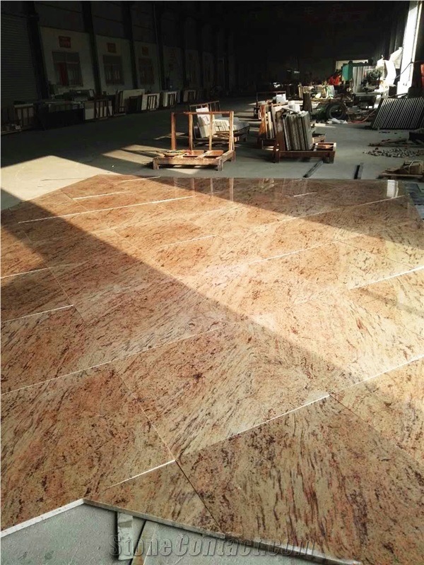 Sivakasi Pink Granite Tile & Slabs, Wall Tile for Wall Design & Decoration