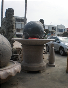 China G617 Granite Garden Water Features, Exterior Landscaping Stones Rolling Sphere Fountains, Outdoor Sculptured Round Ball Fountain, Pink Polished Floating Ball Fountains with Stone Base China G617 Granite Garden Water Features, Exterior Landscaping Stones Rolling Sphere Fountains, Outdoor Sculptured Round Ball Fountain, Pink Polished Floating Ball Fountains with Stone Base