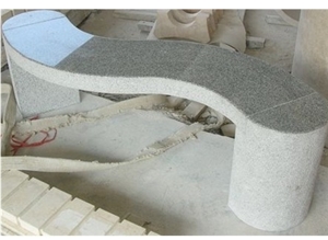 China Grey Granite Garden Decoration Chairs, Outdoor Benches, Exterior Stone Benches, Street Furniture, Outdoor Landscaping Stones Park Chairs