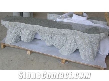 China Grey Granite Garden Decoration Chairs, Outdoor Benches, Exterior Stone Benches, Street Furniture, Outdoor Landscaping Stones Park Chairs