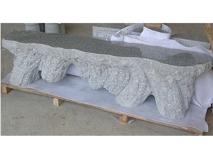 China Grey Granite Garden Decoration Chairs, Outdoor Benches, Exterior Stone Benches, Street Furniture, Outdoor Landscaping Stones Park Chairs