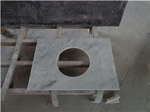 White Marble Bathroom Vanity Top, Custom Vanity Tops, Natural Stone Bath Tops, Bathroom Countertops, Bathroom Top White Marble Bathroom Vanity Top, Custom Vanity Tops, Natural Stone Bath Tops, Bathroom Countertops, Bathroom Top