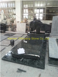 Butterfly Blue Granite Polished Monument & Tombstone