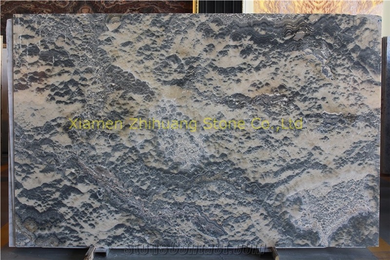 Crystal Onyx Surreal Polished Slabs & Tiles, China Grey Onyx