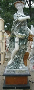 Multicolor Marble Sculpture Polished