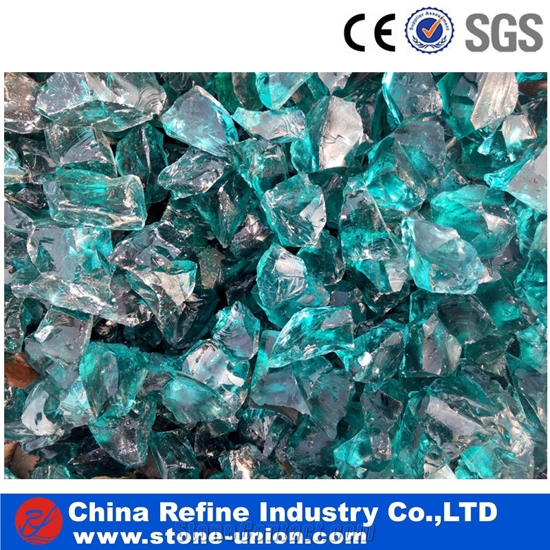 1-3mm Glass Pebbles and Cobbles , Green Glass Pebble Mosaic for Swimming Pool,Pebble Stone Blue Glass Gravel,Crushed Glass Chippings, Crushed Glass