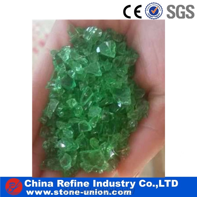1-3mm Glass Pebbles and Cobbles , Green Glass Pebble Mosaic for Swimming Pool,Pebble Stone Blue Glass Gravel,Crushed Glass Chippings, Crushed Glass