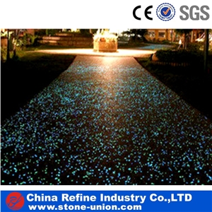 A Grade Green Glowing Pebble , Good Cobble Stone Glowing,Polished Pebbles,Pebble Stone Driveways,Pebble Walkway,Pebble Pattern