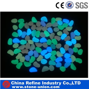 A Grade Green Glowing Pebble , Good Cobble Stone Glowing,Polished Pebbles,Pebble Stone Driveways,Pebble Walkway,Pebble Pattern