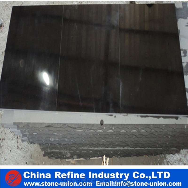 Absolute Black Granite Tiles & Slabs,Mongolia Wall Covering,Black Granite, Black Cheap Granite Slabs Hot Sale,Chinese Nero Assoluto Black Granite Slabs