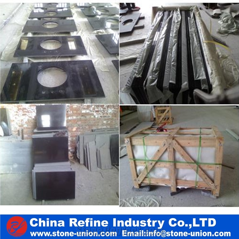 Absolute Black Granite Tiles & Slabs,Mongolia Wall Covering,Black Granite, Black Cheap Granite Slabs Hot Sale,Chinese Nero Assoluto Black Granite Slabs