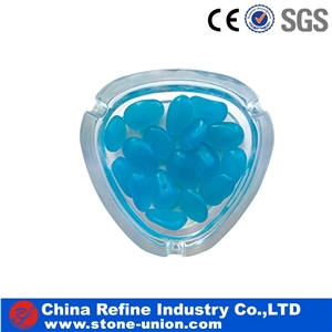 Blue Color Customized Fluorescence Pebbles