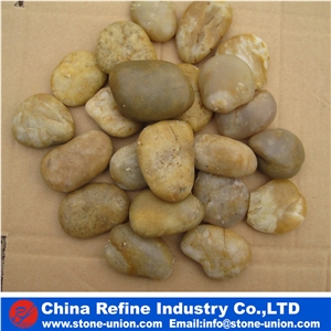 Brown Pebbles in Bulk with Vein, Polished River Stone Wholesale Cobblestone