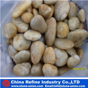 Brown Pebbles in Bulk with Vein, Polished River Stone Wholesale Cobblestone