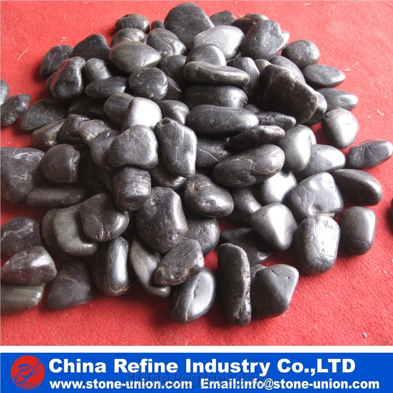 Brown Pebbles in Bulk with Vein, Polished River Stone Wholesale Cobblestone