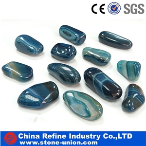 Brown Polished Carnelian High Quality , a Grade Agate Pebble Stone