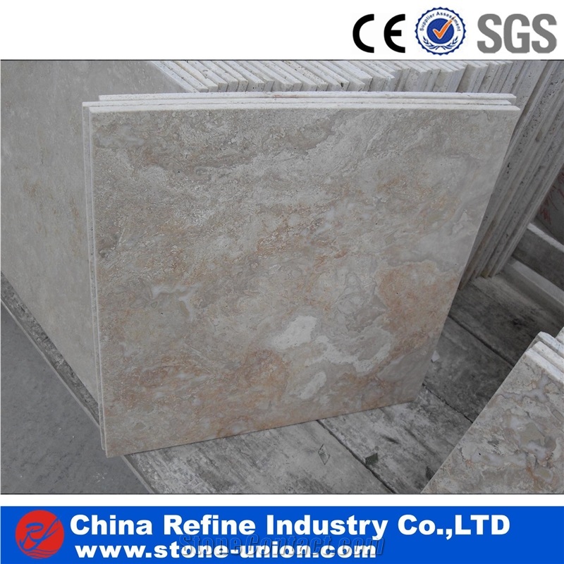 Cheaper China Beige White Travertine Tiles&600x600 Classic Light Travertine & Cream White Travertine French Pattern&Stone Travetine Floor Tiles