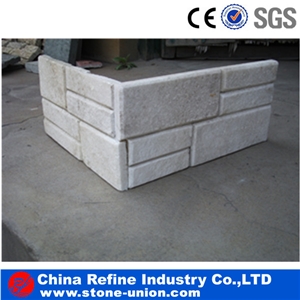 Culture Stone Wall Tile Corner&Exterior Wall Stone,Slate Ledgestone Wall Panels,Gold Beige Ledger Stone Backsplash