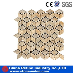 Different Shape Colorful Slate Mosaic Factory Price, Mosaic Pattern